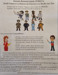 Journée ressourcement proposée par l’AVRELCa